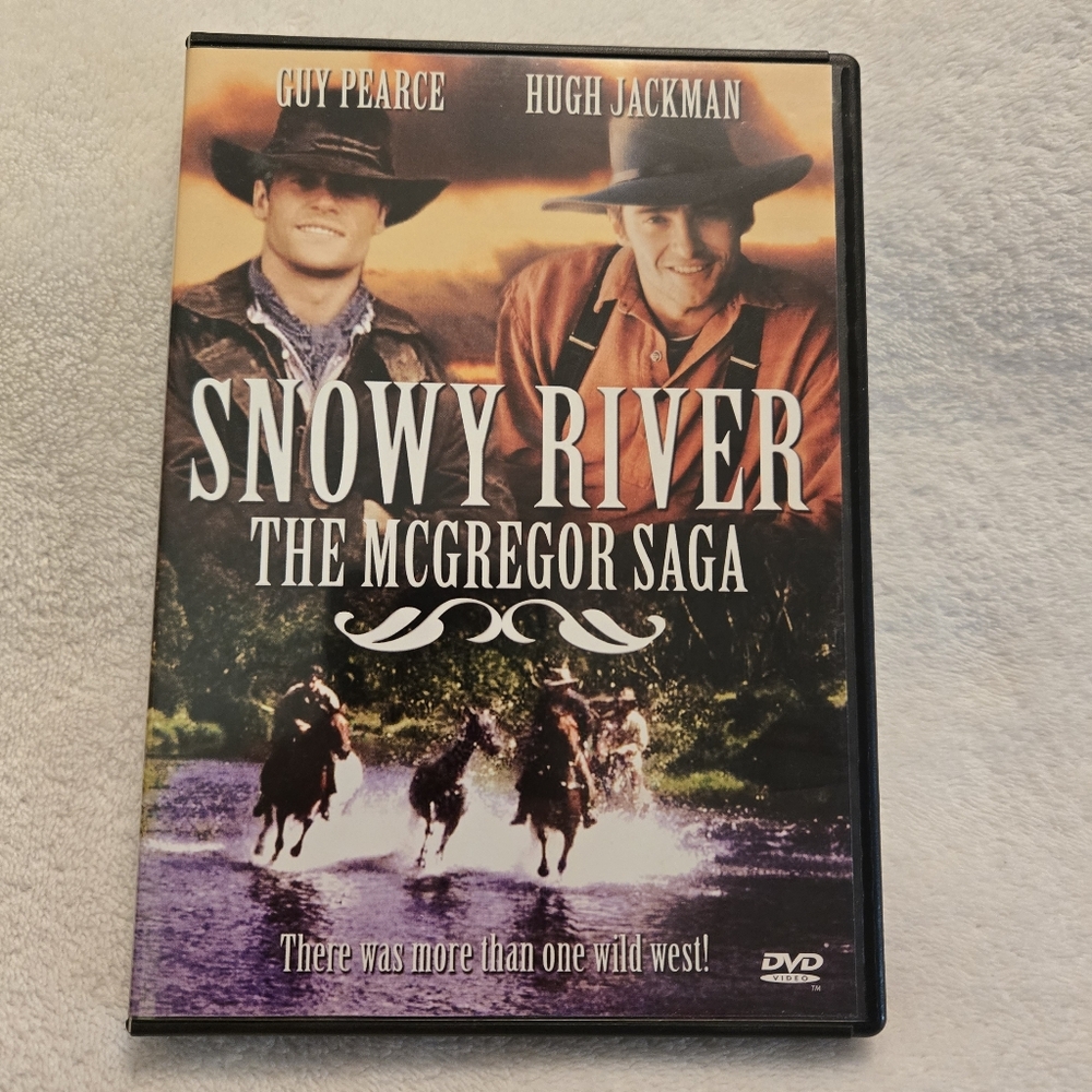 "Snowy River" The McGregor Saga DVD Hugh Jackman Guy Pearce 3 Episodes